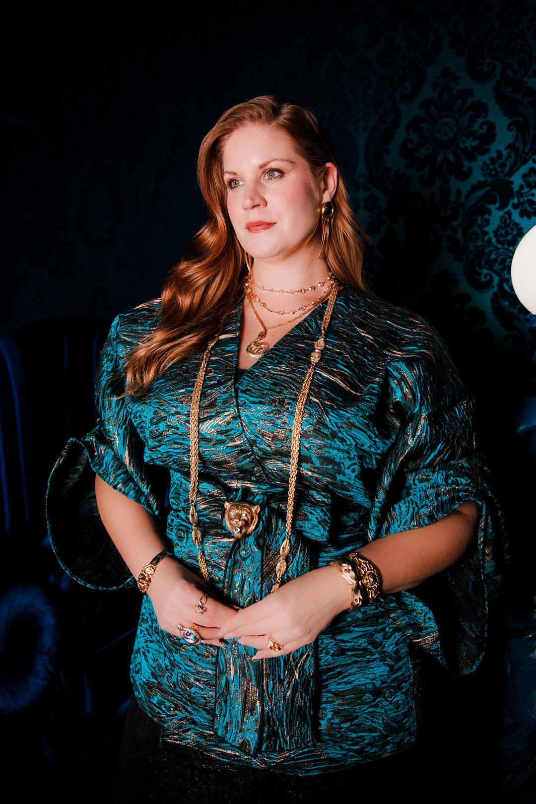 Theater Jacket in “Mefistofele" (Blue)