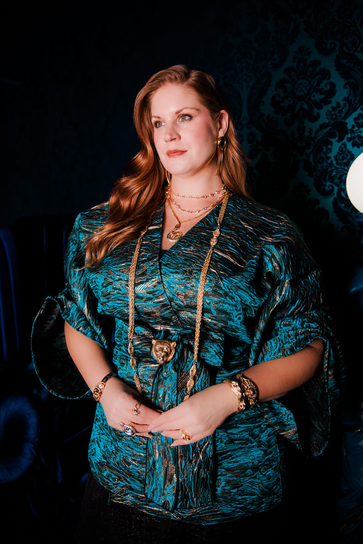 Theater Jacket in “Mefistofele" (Blue)