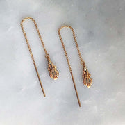 Astor & Orion: Melody Threader Earrings 18K Gold
