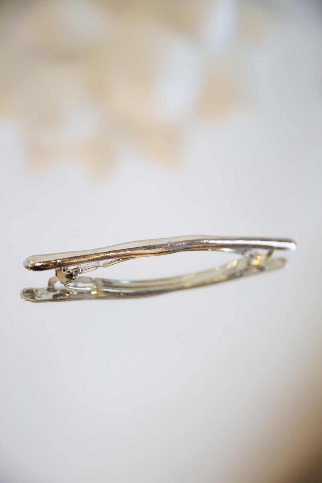 Long Metallic Barrette (Gold & Silver)
