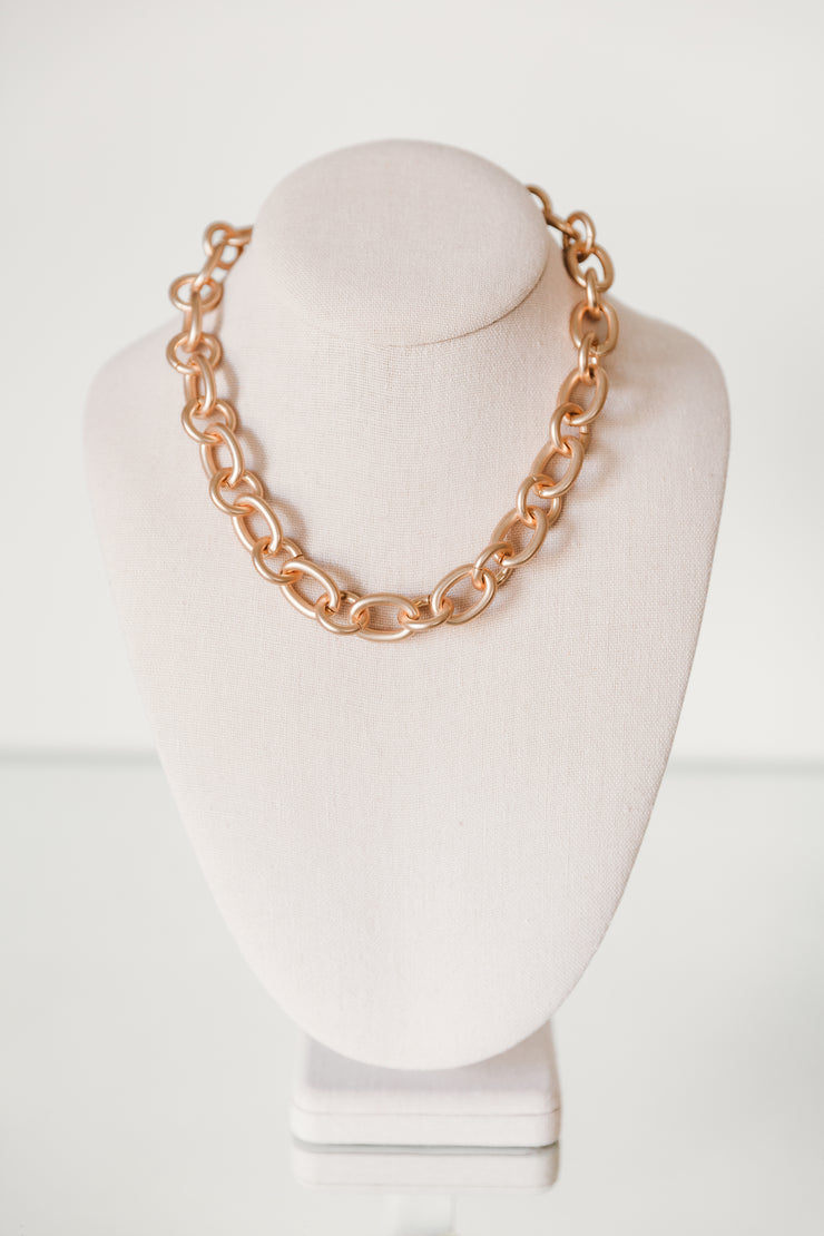 Escape From Paris: Gold Chunky Chain Necklace
