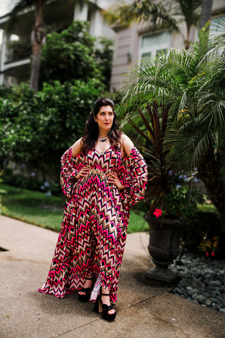 Poiret Jumpsuit in "Retro Pink”
