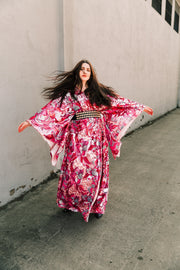 Bohémienne Kimono Robe “Disco Bouquet” (Runway Edition)