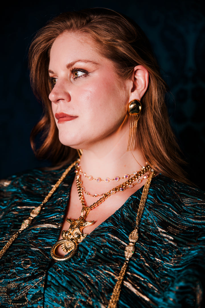 Theater Jacket in “Mefistofele" (Blue)