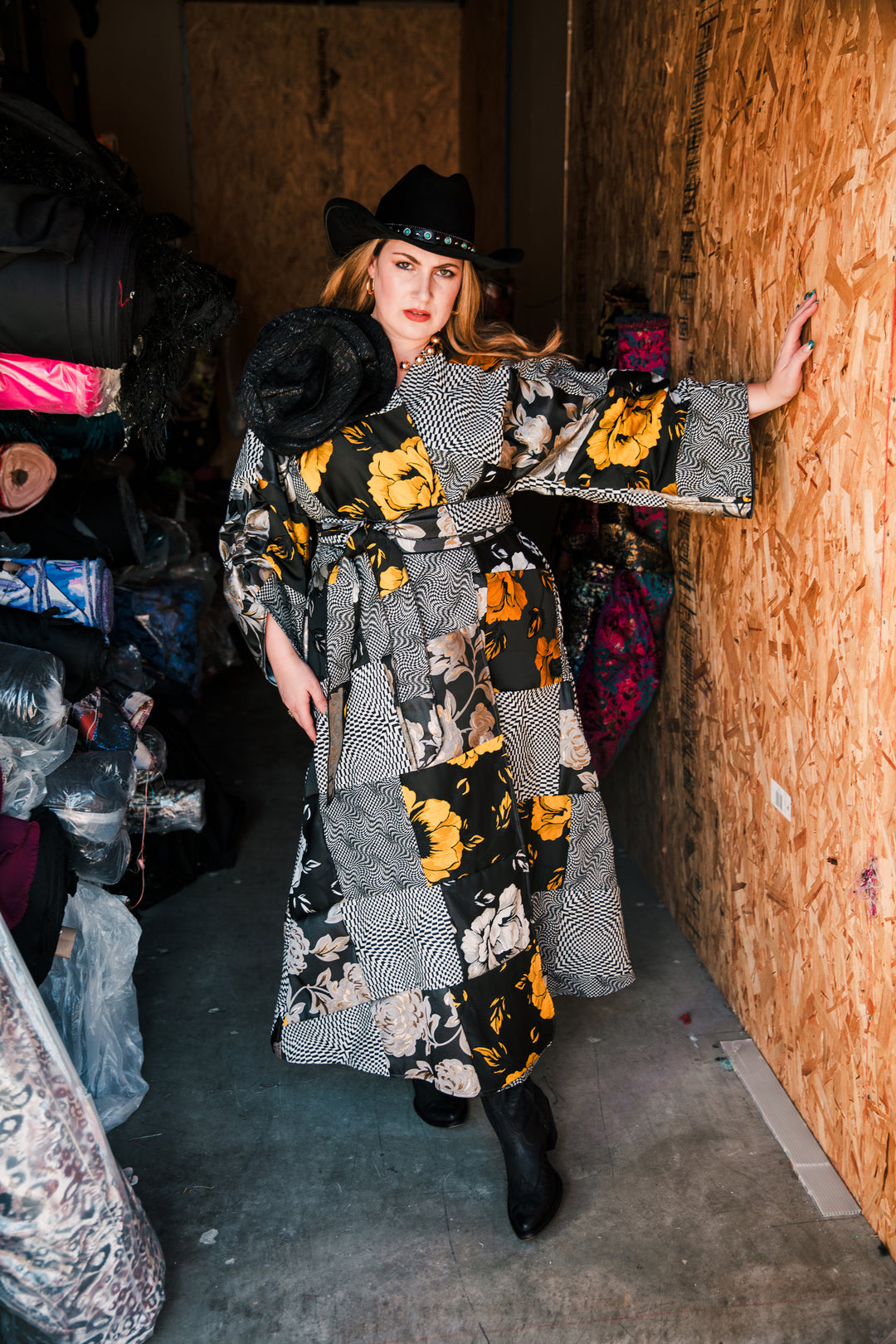 Oversized Fleur Brooch in "Turandot"