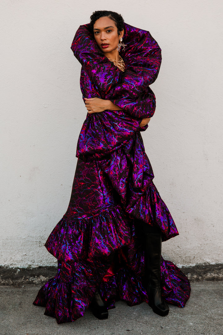 Manhattan Opera Coat Gown Custom in "Brunette”