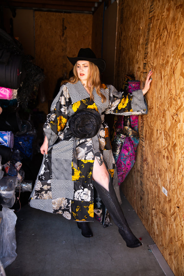 Oversized Fleur Brooch in "Turandot"