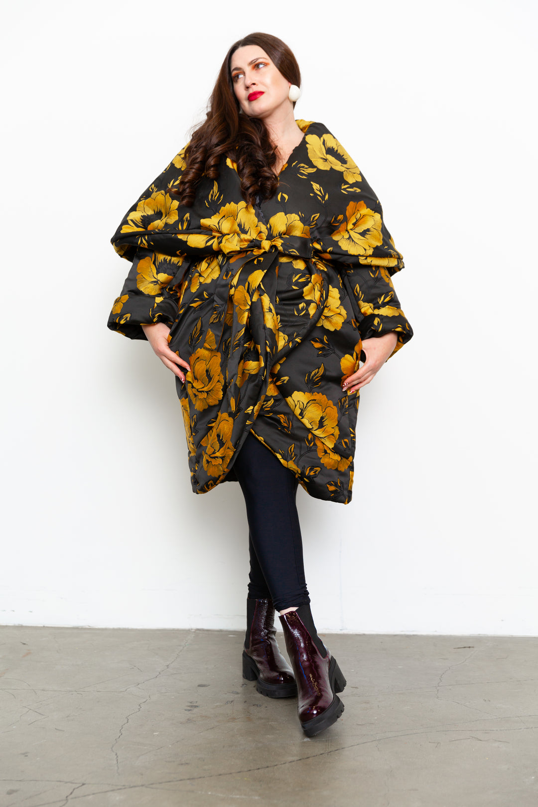 Cocoon Coat in "Pagliacci"