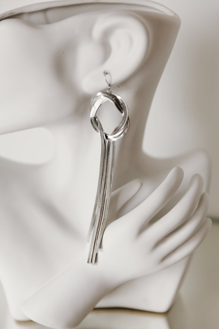 Silver Wreath Earrings