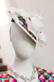 Fascinator in “Painted Scales”