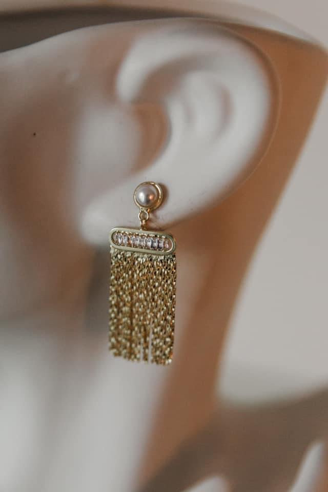 Golden Hour No. 1 Earrings (Gold Tassel)