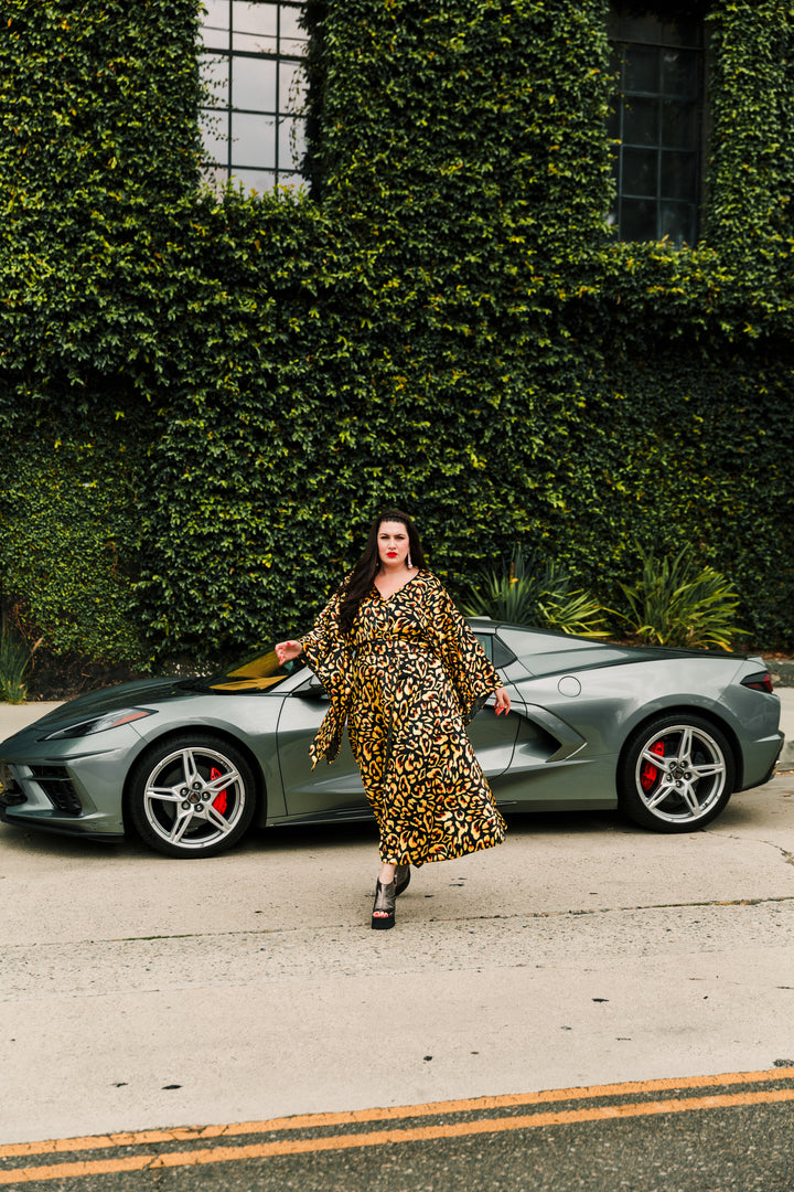Bohémienne Kimono Robe in “Wild Child" (Velvet)