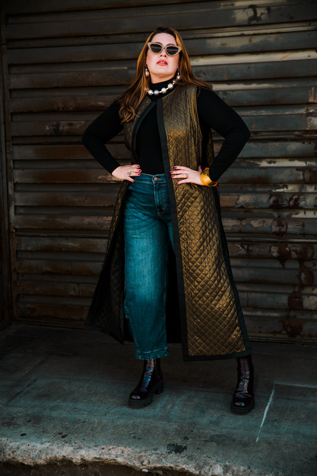 Berlin Duster in "Gold Quilt"