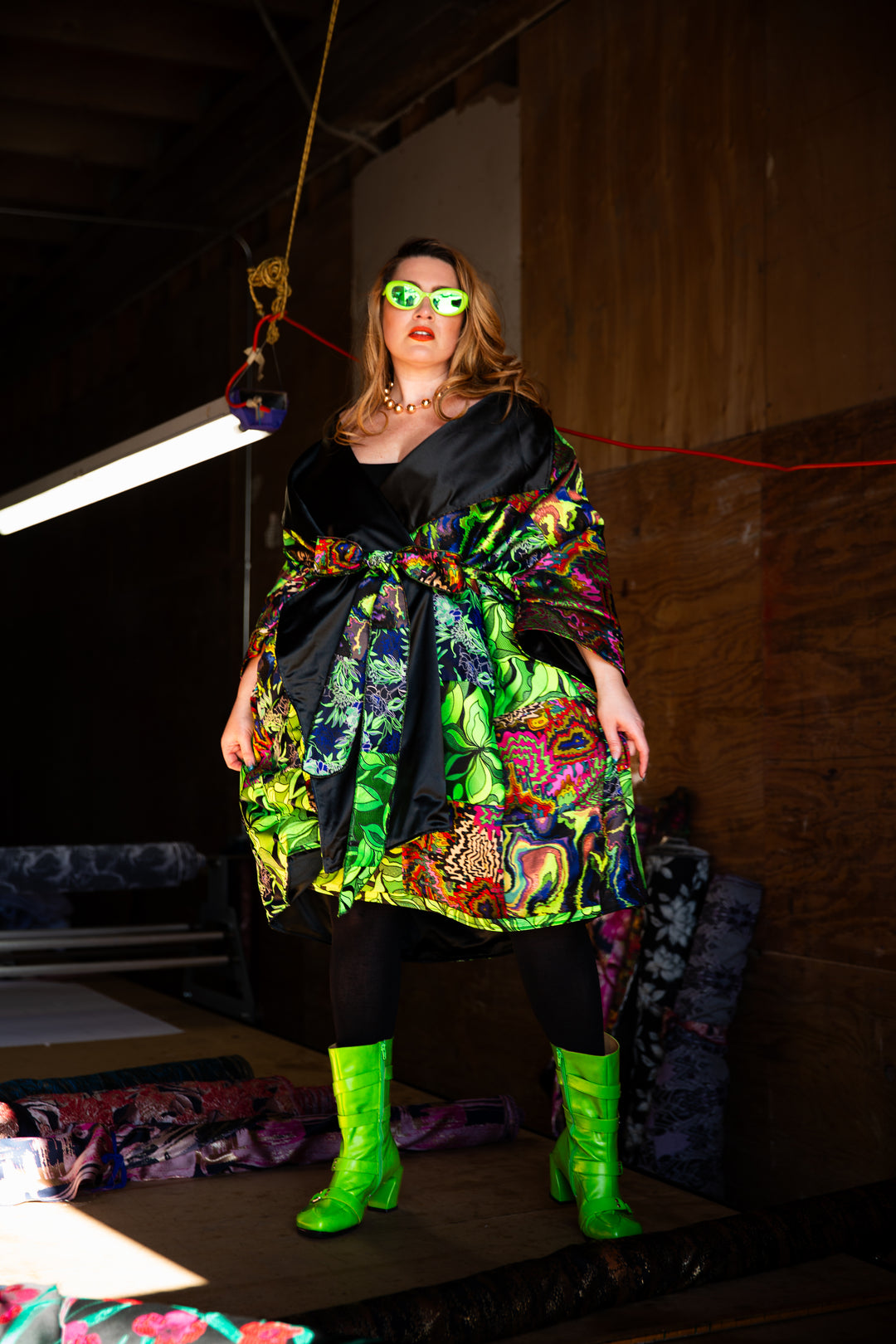 Reversible Opera Coat in "Patchwork No. 9”