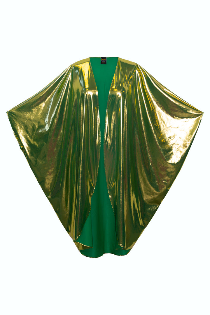 Coloratura Cape in "Disco Fever" (Green)