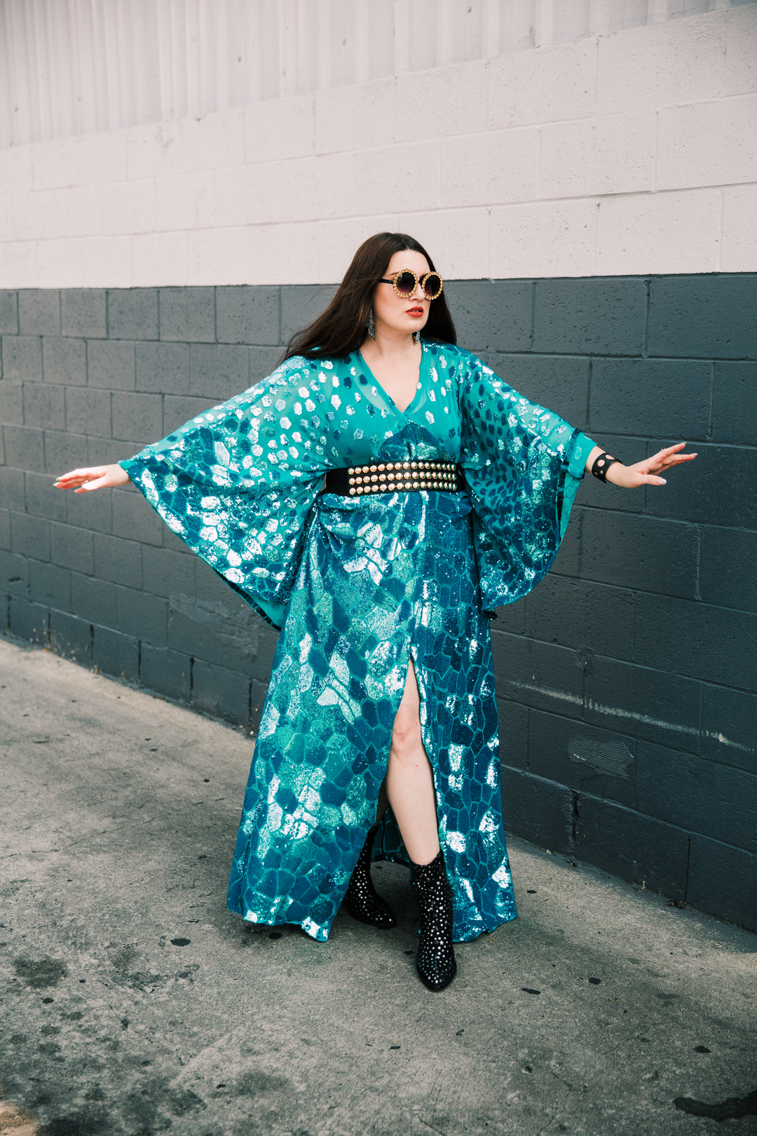 Runway Bohémienne Kimono Robe in “Good Luck”
