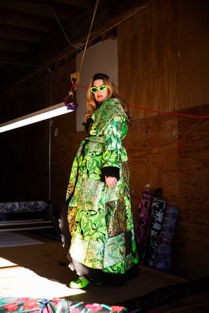 Tokyo Coat Dress in "Patchwork No. 3"