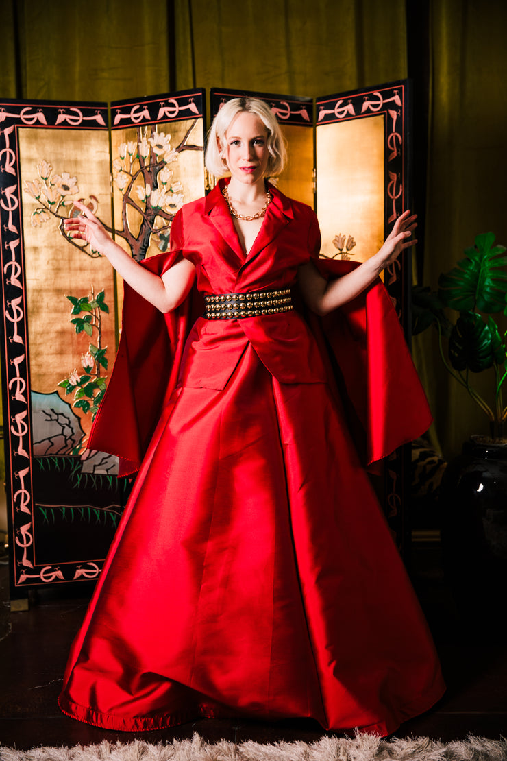 Gala Skirt in "Red Rendezvous"
