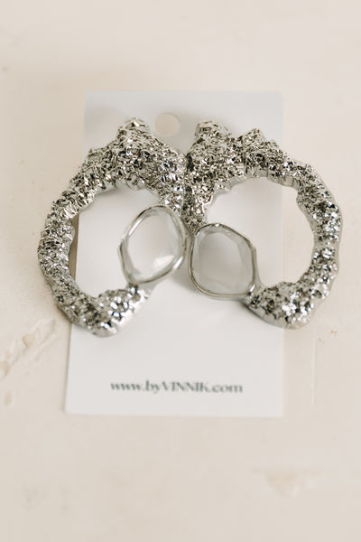 Runway Earrings (Silver)