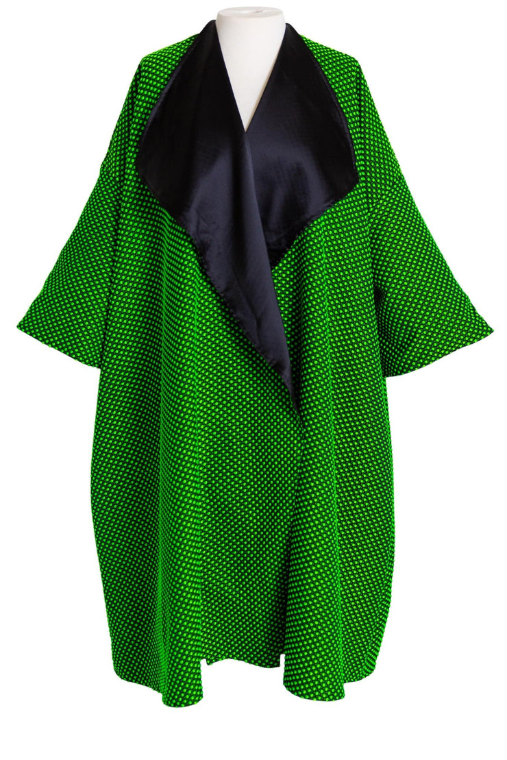Reversible Opera Coat in "Cosi fan tutte" (Green)