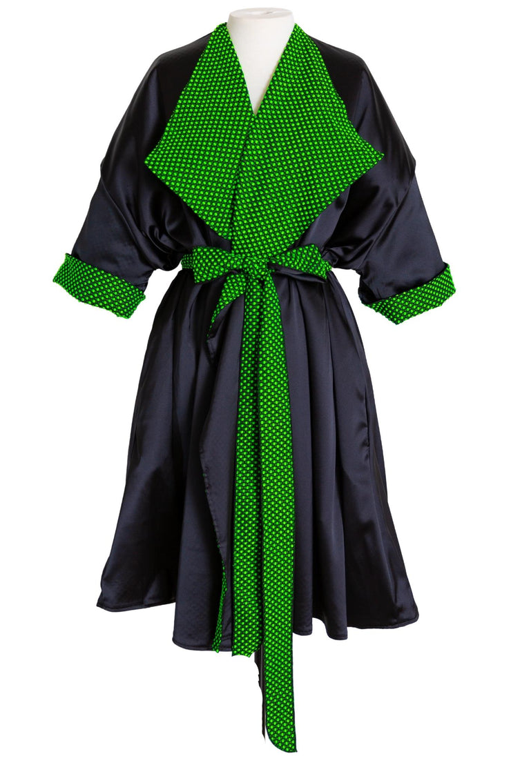 Reversible Opera Coat in "Cosi fan tutte" (Green)