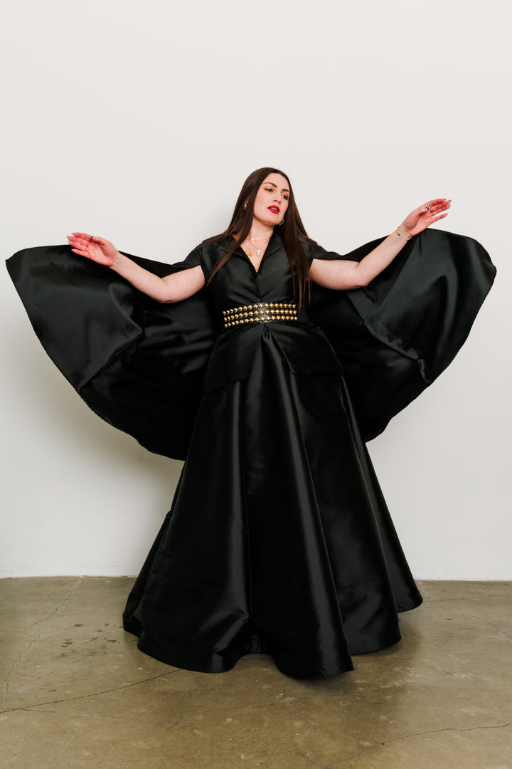 Gala Skirt in "Bad Girl Black"