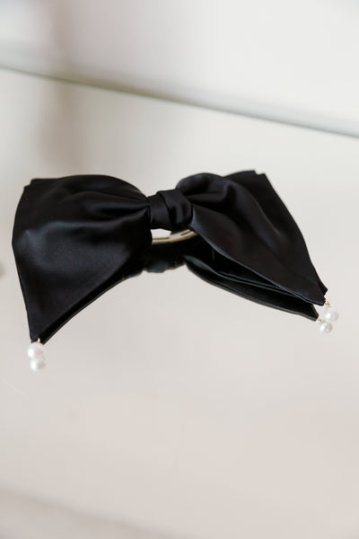 Oversized Bow Barette