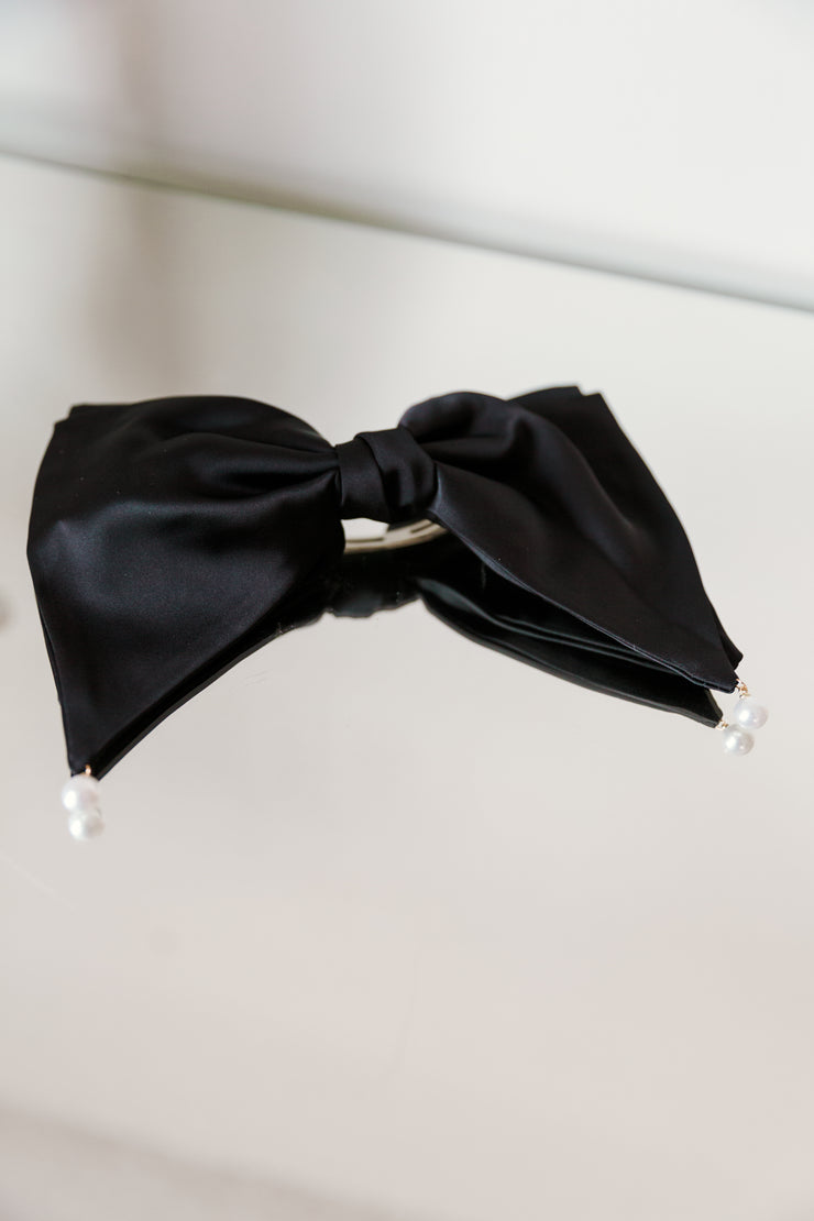 Oversized Bow Barette