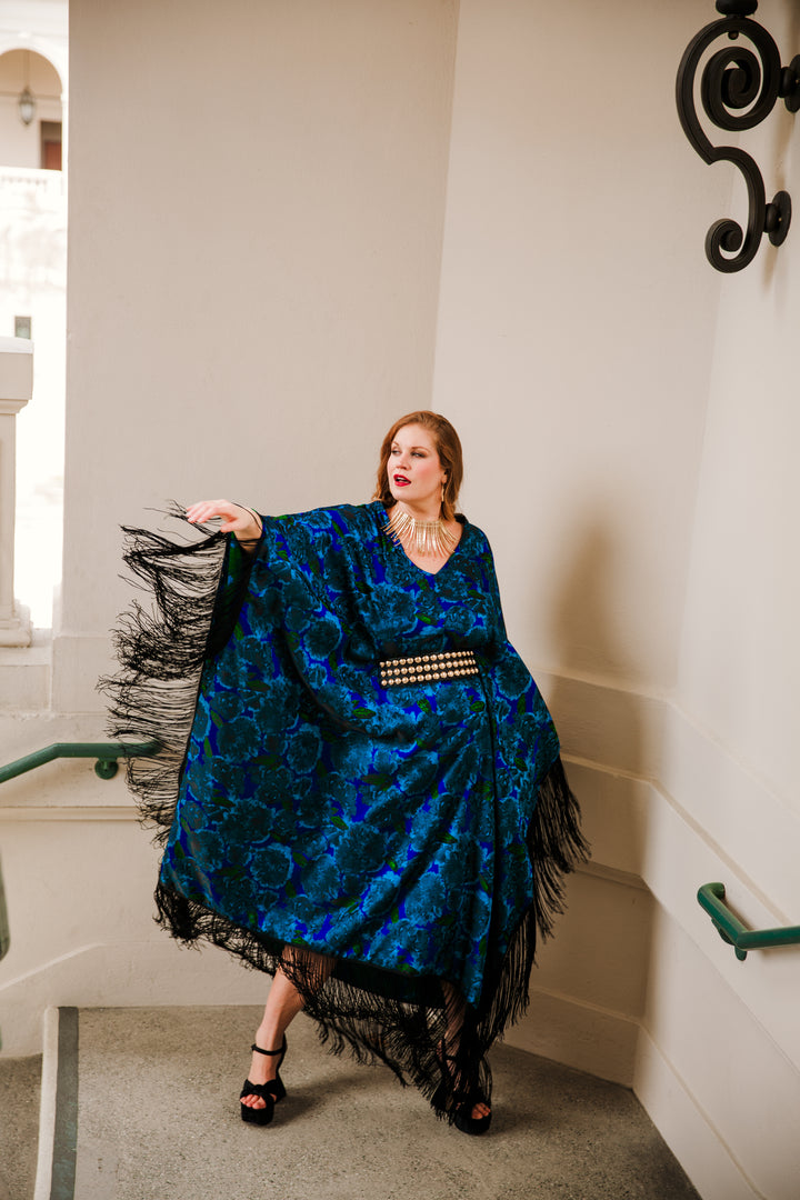 Runway Fringe Kaftan in "Frida"