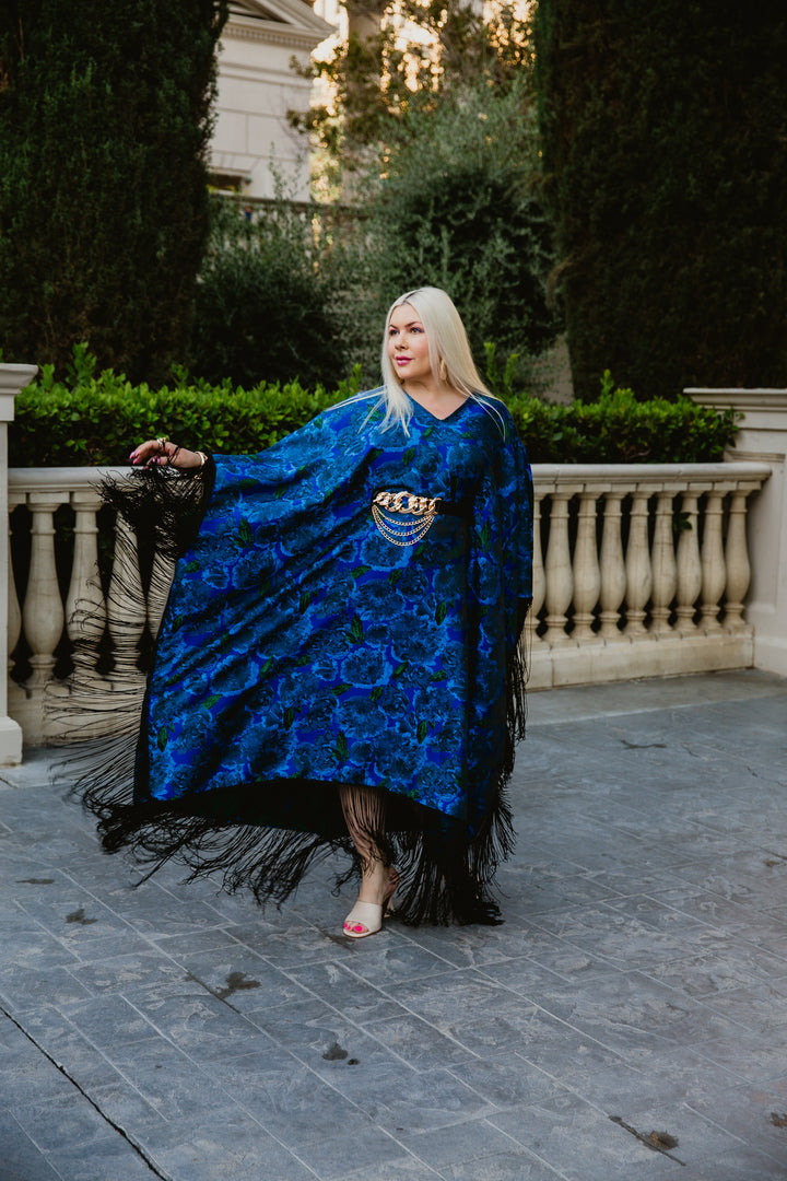 Runway Fringe Kaftan in "Frida"