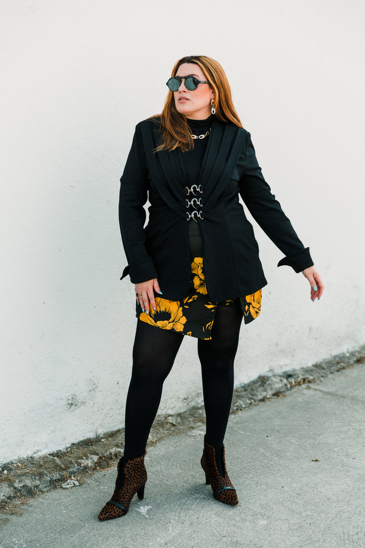 Sartorialist Ponte Blazer in "Black”