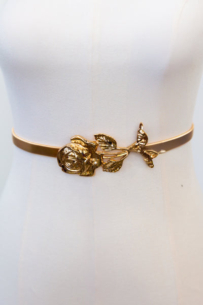 Mystic Rose Elasticized Belt (Gold)