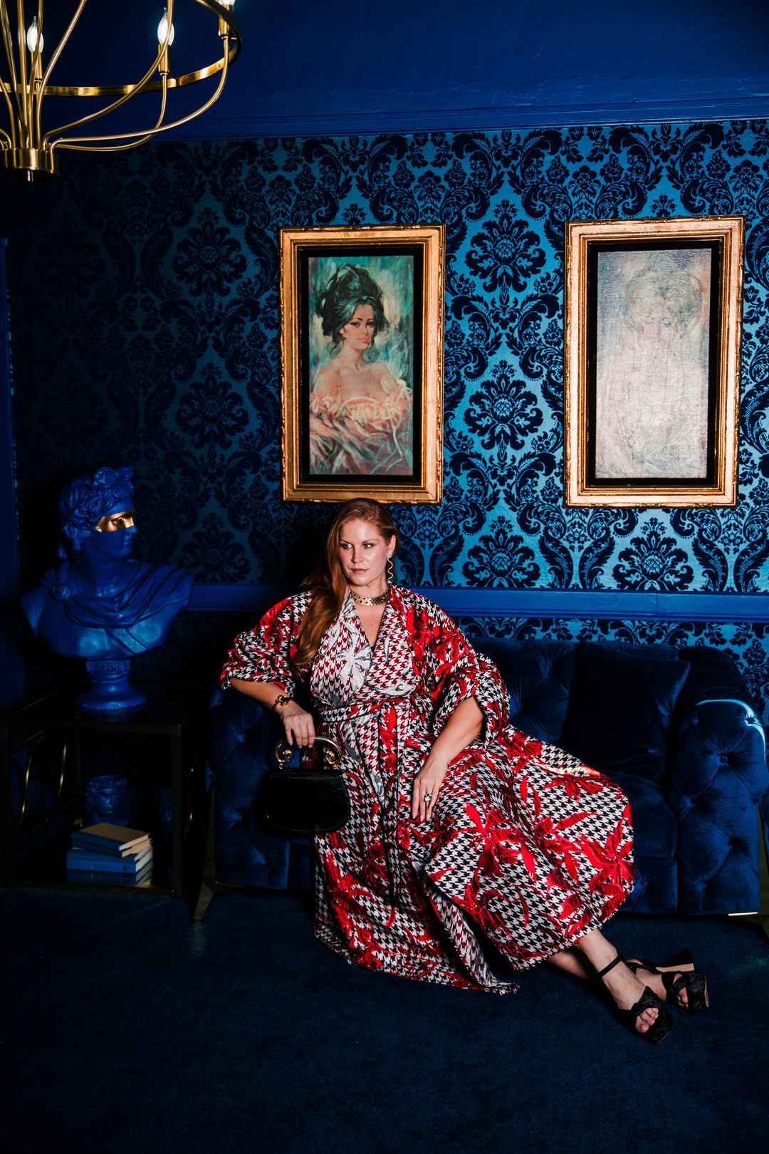 Parisian Coat in "Piqué Houndstooth”