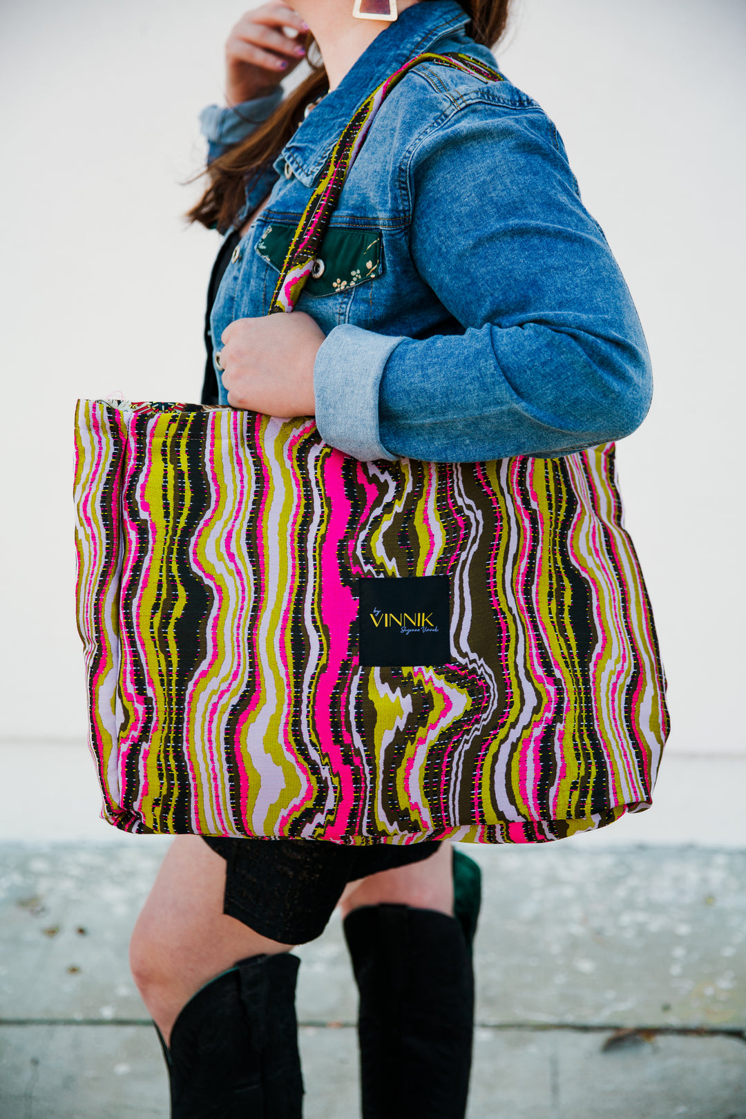 Flip Side Tote Bag "Summer and Smoke"