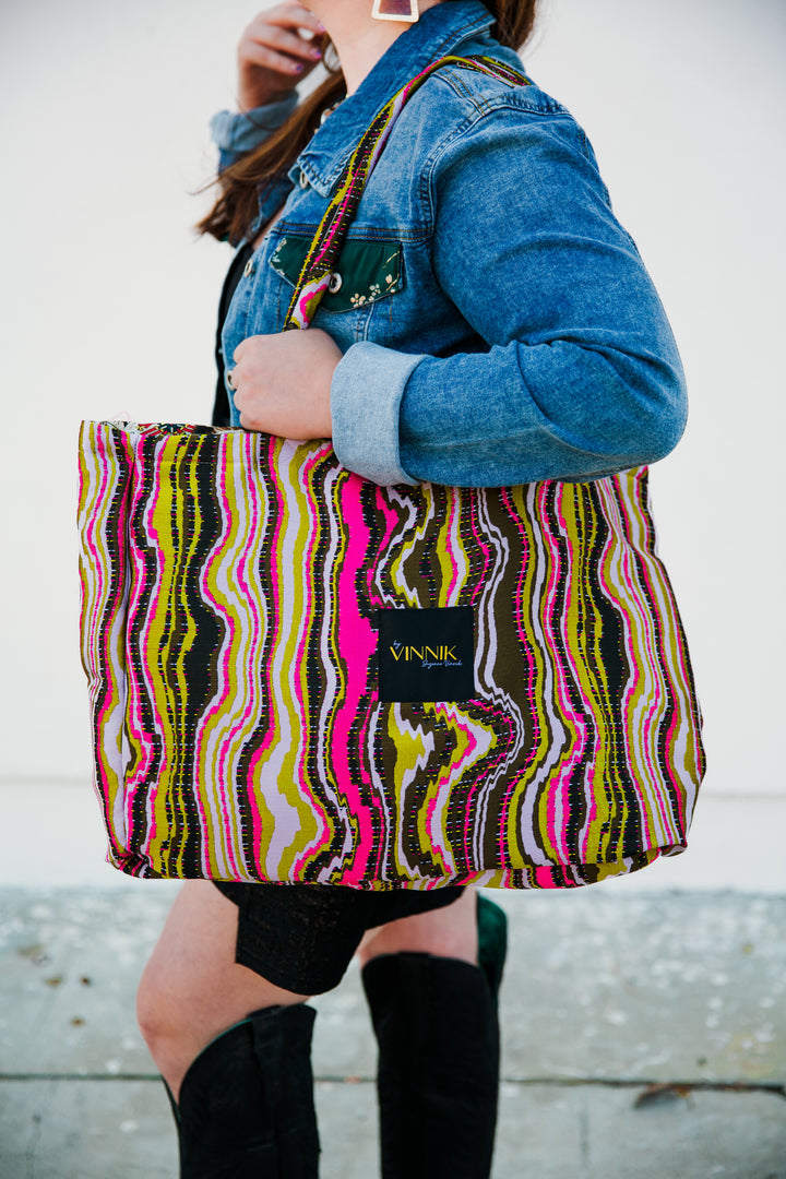 Flip Side Tote Bag "Summer and Smoke"