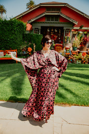 Bohémienne Kimono Robe in “Tropical Terrace"