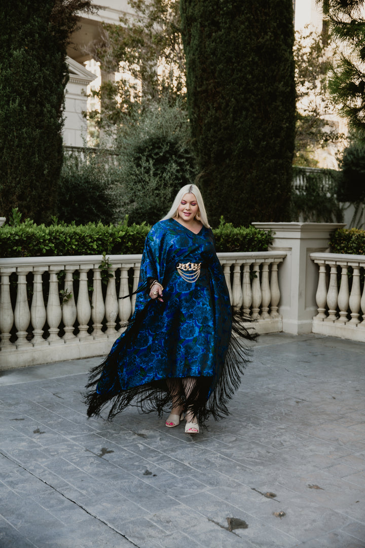 Runway Fringe Kaftan in "Frida"