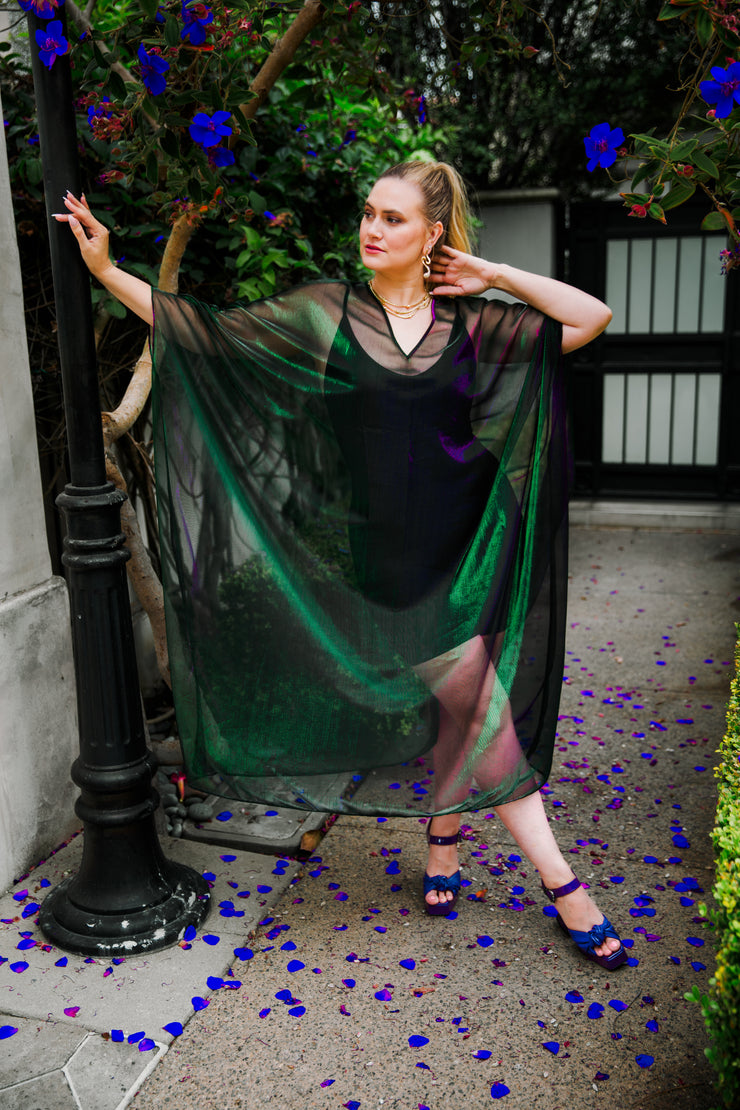 Kaftan in "Electric Mermaid" (Maxi)