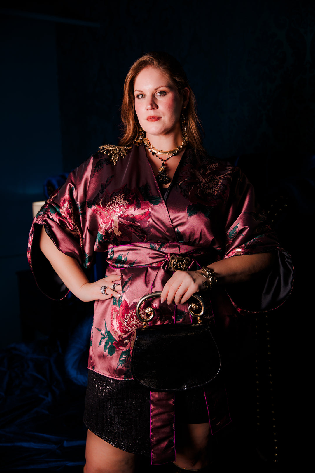 Theater Jacket in "Midnight Sonata" (Mauve)