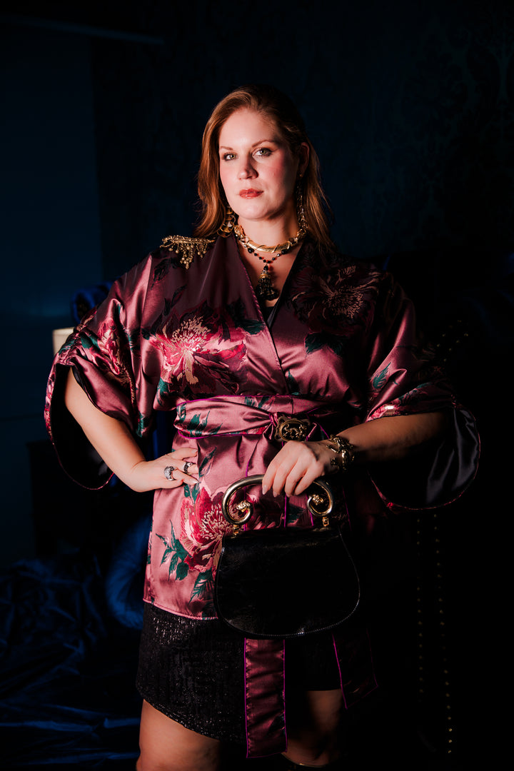 Theater Jacket in "Midnight Sonata" (Mauve)