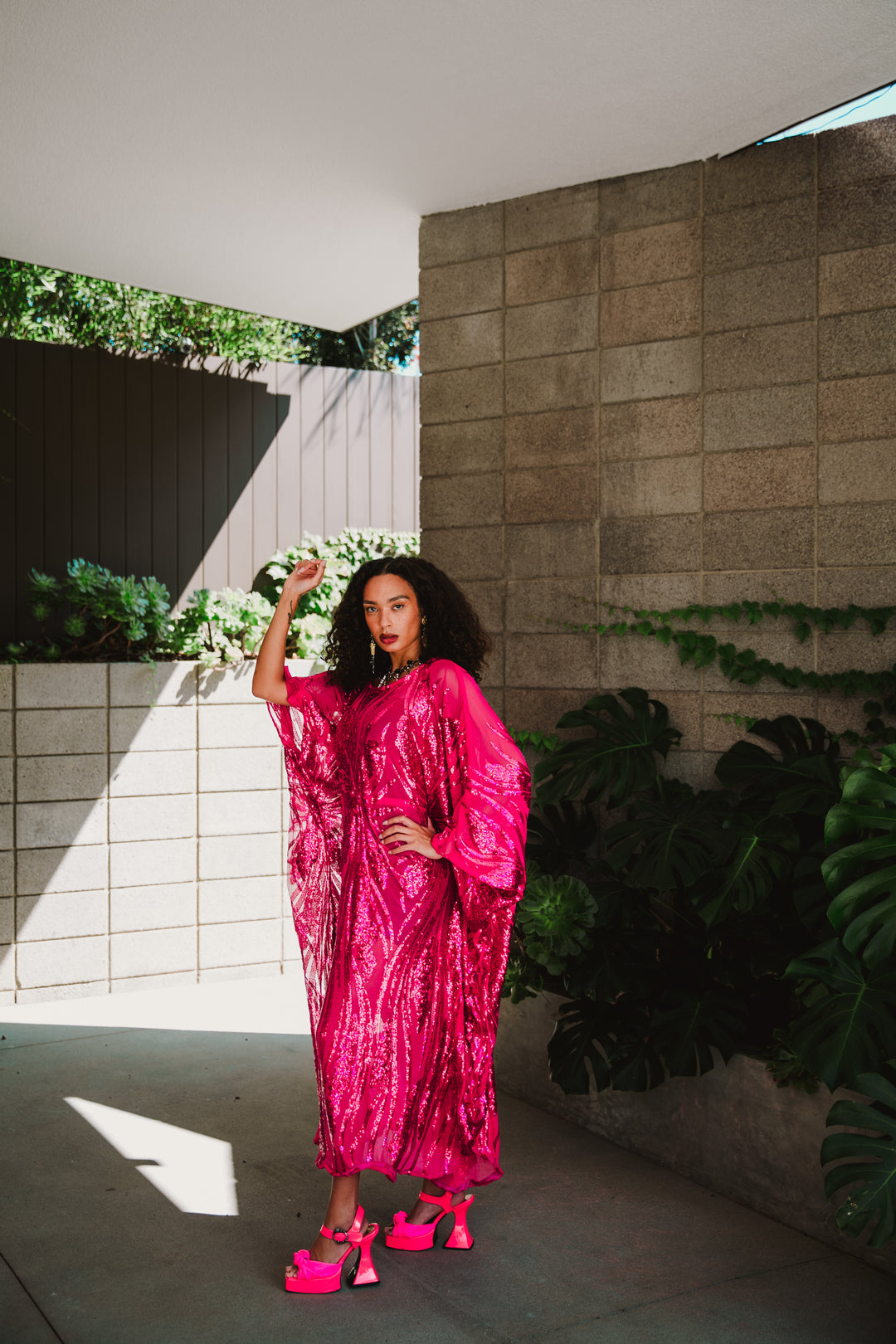 Runway Sequin Kaftan in "Aloha Caftan Society”
