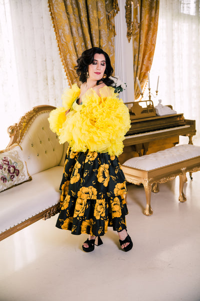 Ruffle Bolero (Yellow)