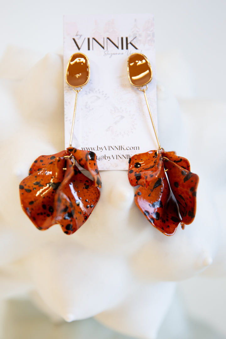 Hanging on a Thread Earrings (Autumnal)