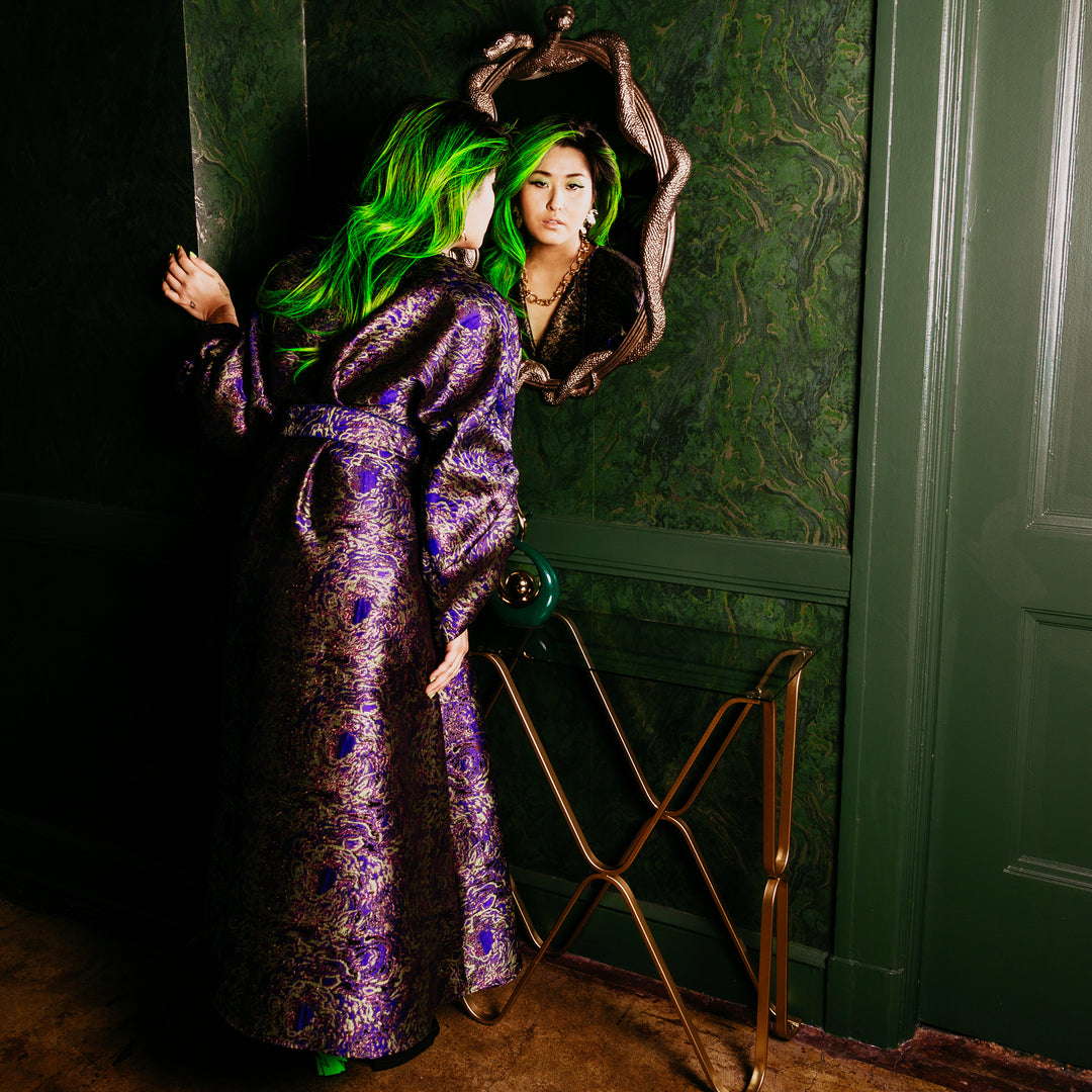 Parisian Coat in "Lucia di Lammermoor" (Blue)