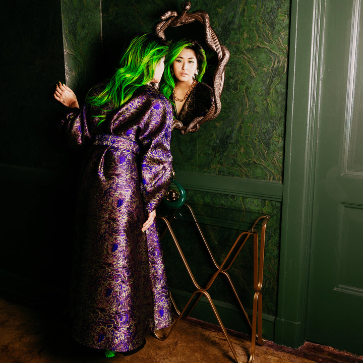 Parisian Coat in "Lucia di Lammermoor" (Blue)