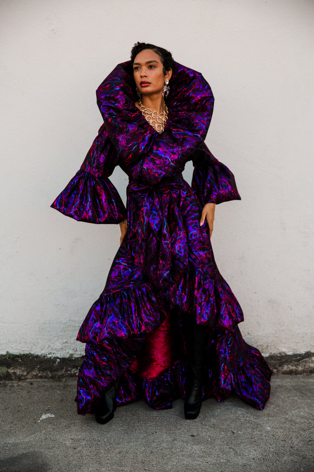 Manhattan Opera Coat Gown Custom in "Brunette”