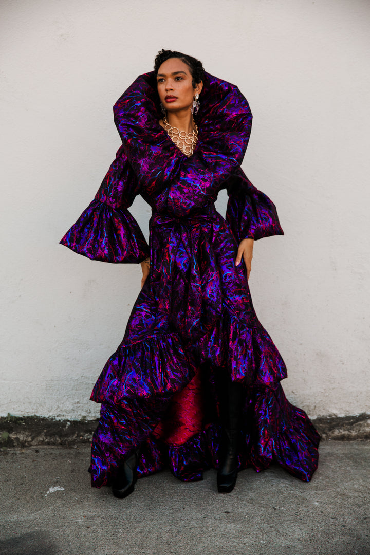 Manhattan Opera Coat Gown Custom in "Brunette”