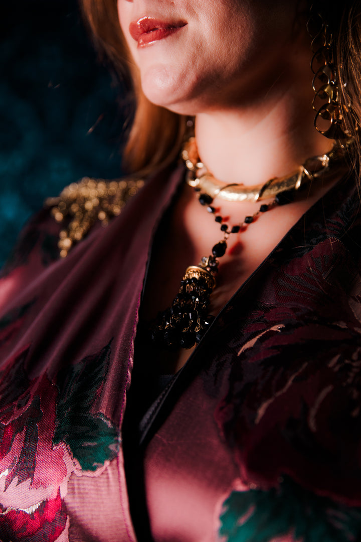 Theater Jacket in "Midnight Sonata" (Mauve)