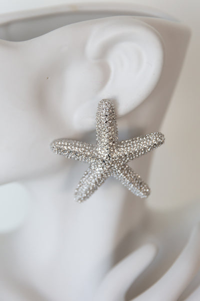 Starfish Earrings (Silver)