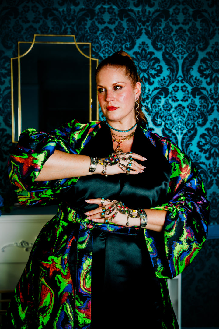 Parisian Coat in "Brat Marble"